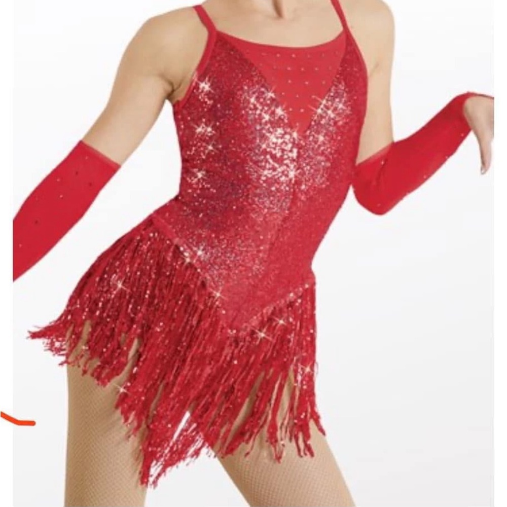 Weissman Little Swing Style 10147 Red Small Adult EUC